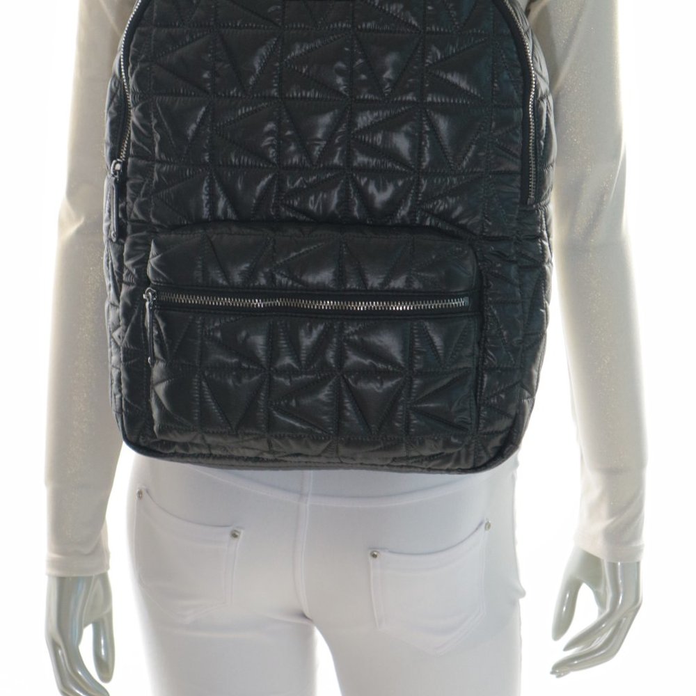 Michael Kors Winnie Large Quilted Backpack  Black